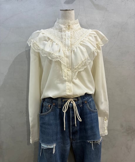 California Connection Frill Lace Blouse IV