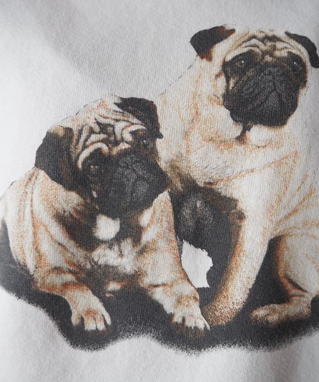 Pug Print Sweat WH