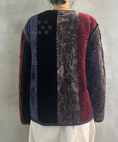 Pattern Design Velour Quilting Jacket REGR