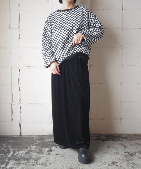 Check Flag Native Pattern Reversible Sweat