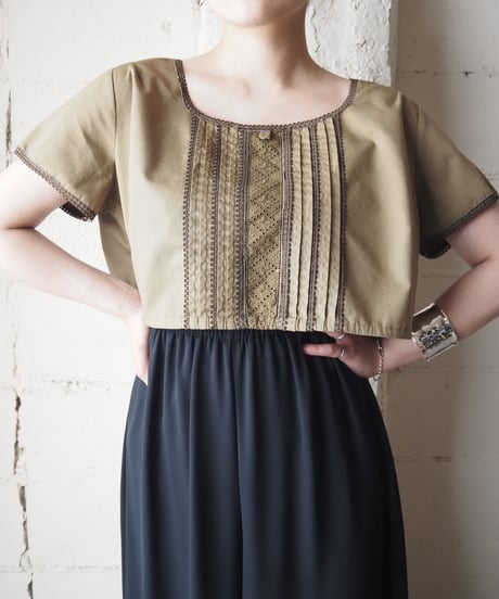 Tyrolean Cutwork Lace Blouse KA