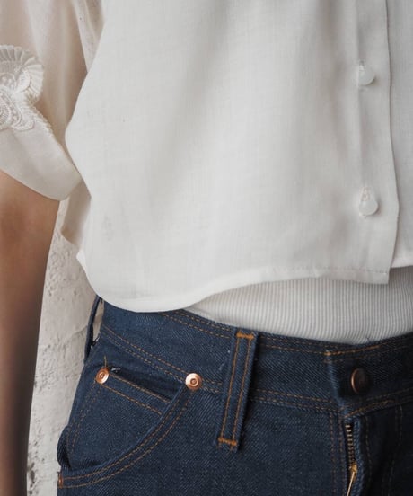 1960s Lace Collar Short Blouse IV