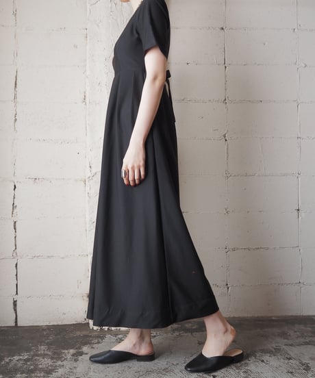 1970's USA Wide Pants JumpSuit BK