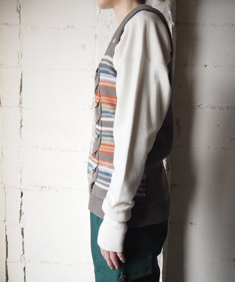 "KENZO" Design U Neck Vest GR