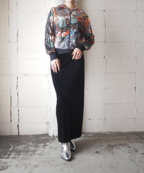 adidas Flower Pattern Truck Jacket BKWHPI