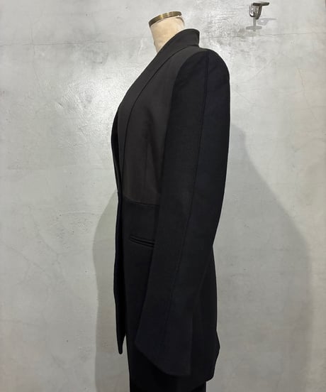 STELLA McCartney Two Tone Wool Jacket BK DGR