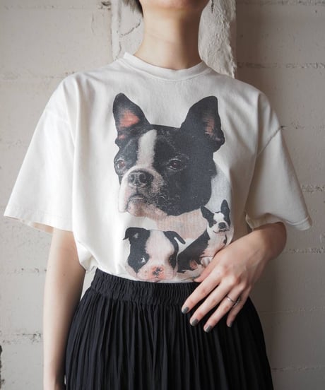 Dog Print Tee WH