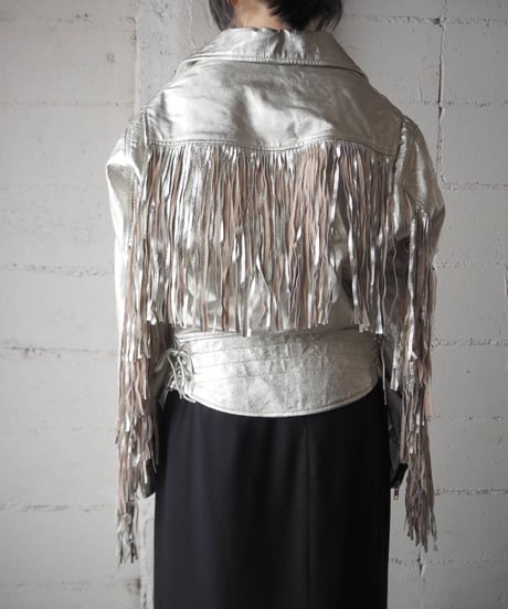 JEREMY SCOTT×adidas Fringe Riders Jacket GD