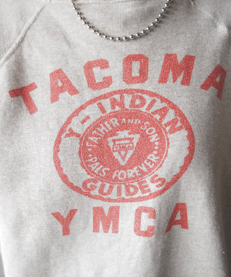1970's Vintage TACOMA YMCA Print Sweat GRRE