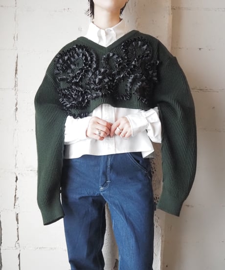 REMAKE Frilled Command Sweater DGN