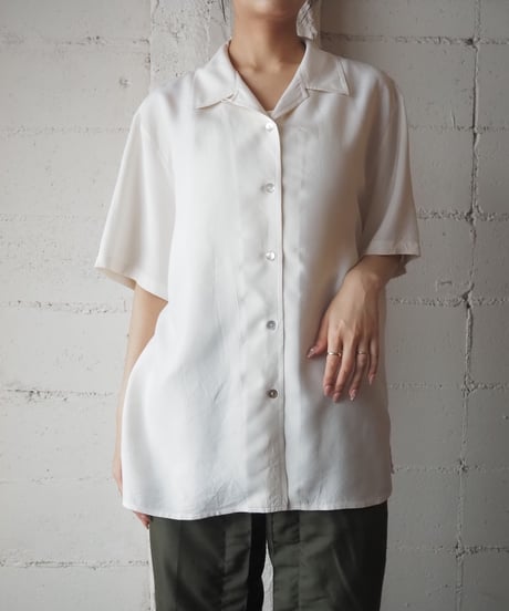 s/s silk shirt IV