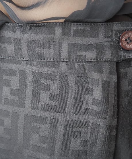 FENDI Shadow Pattern Pants BK