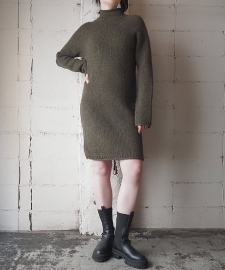 Acne Studios Mock Neck Knit Dress KA