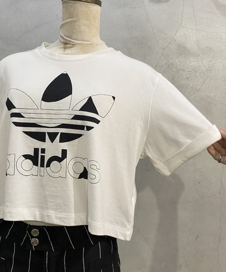 adidas × marimekko Logo Print Short Tee WH