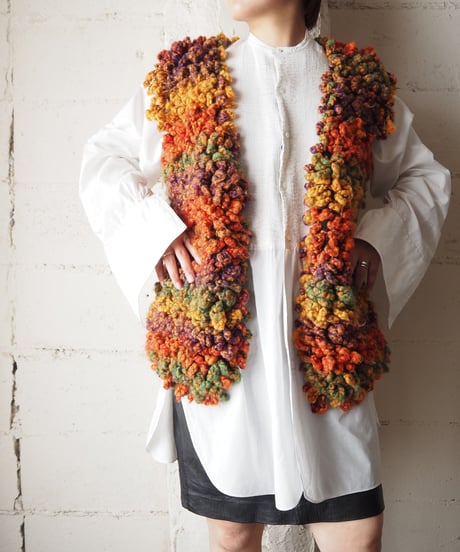 Mix Color 3D Knit Vest ORGN