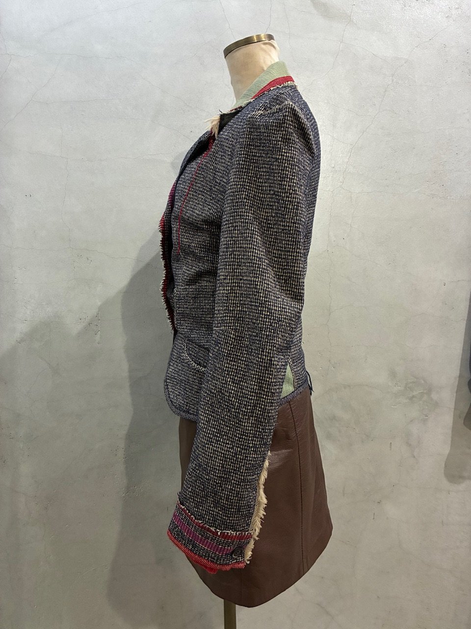 MARITHE FRANCOIS GIRBAUD Embroidery Wool Jacket