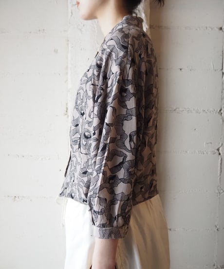 1970's Loop Pattern Blouse GR