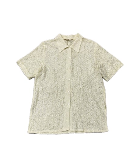 S/S Flower Lace Shirt LYE