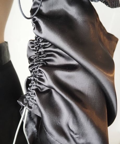 Remake Drawstring Mesh Tops BK