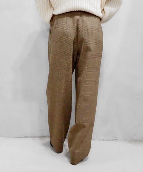 Glencheck Tuck Pants BR