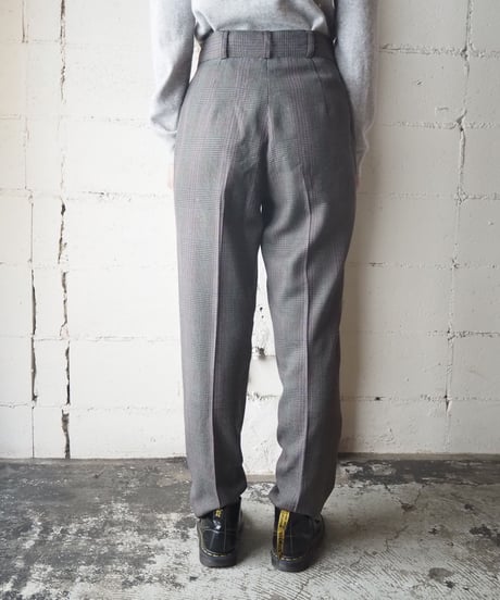 Center Press Check Pants GR