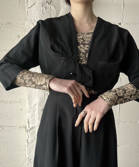 Double Breasted Short Jacket BK