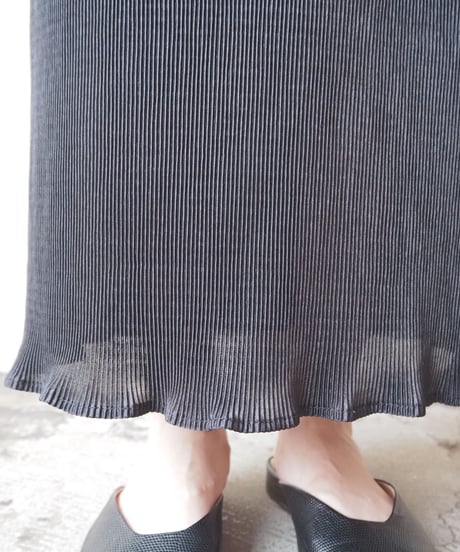 Pleated Easy Skirt BK