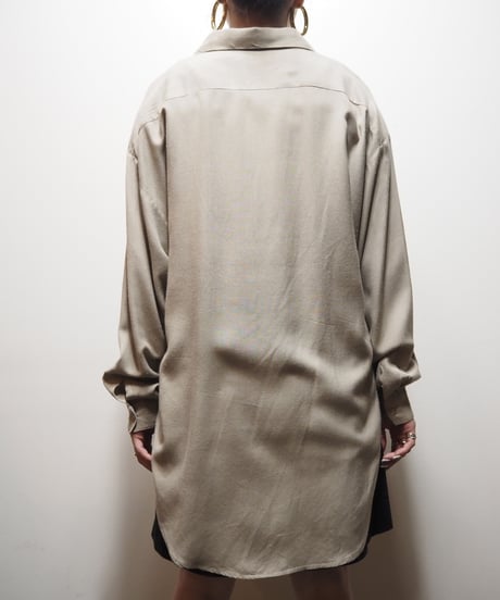 Open Collar Rayon Shirt BE