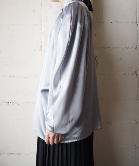 Stand Collar Volume Sleeve Shirt SV