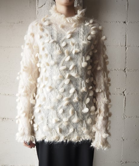 Looped Design Low Gauge Knit WH