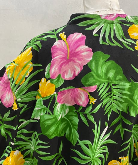 LAUREN 90's China Aloha Shirt BKGNYEPI