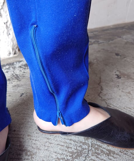 Zip Slit Track  Pants BLOR