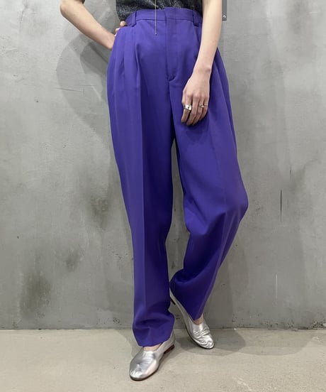 Basic Tuck Pants PUR