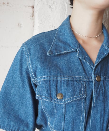 1960-70's OSHKOSH Bgosh Denim Jumpsuit BL