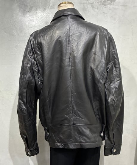 MICHAEL KORS Zip Up Leather Jacket BK