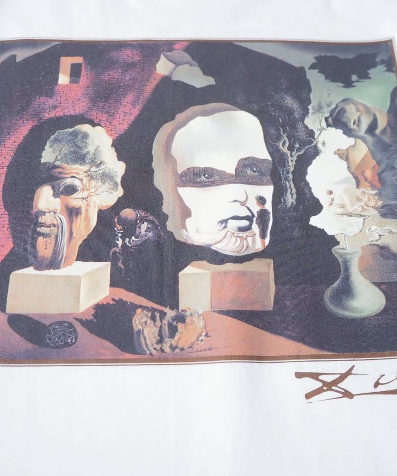 1990's Dead Stock USA Salvador Dali Tee 老年期 青年期