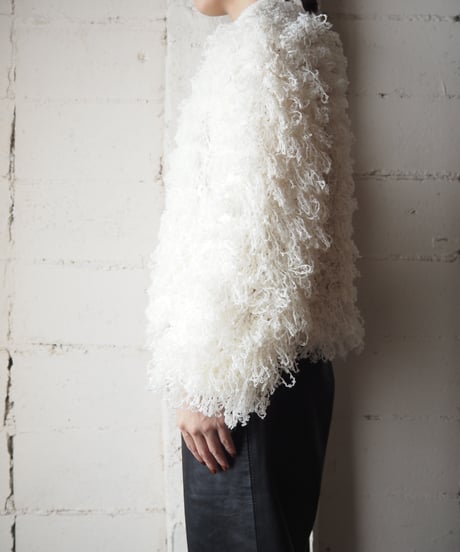 Looped Bulky Sweater WH