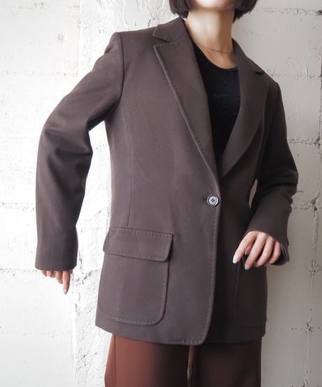 MaxMara Wool Tailored Jacket DBR
