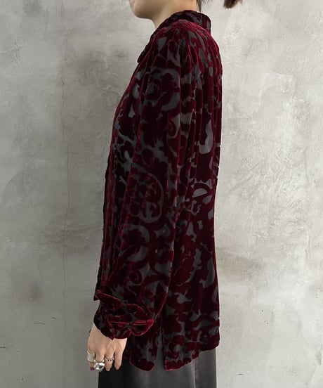 Opal Velour Sheer Shirt Bdx