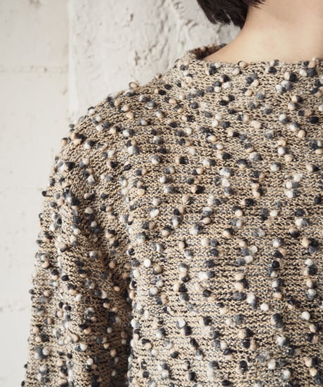 Mix Color 3D Grainy Knit BE