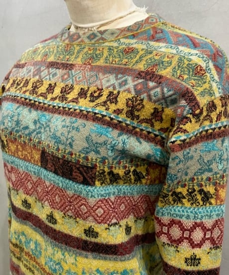 KENZO Multi Pattern Wool Knit YEBR