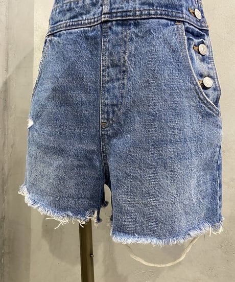 Levi's Denim Overall Shorts BL