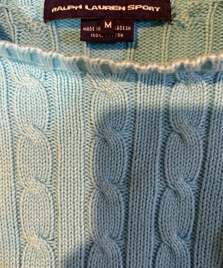 RALPH LAUREN SPORT Cable Knit LBL