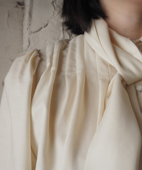 1970's Handmade Draped Cape Blouse IV