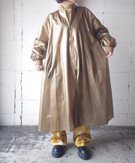 Zip Up Vinyl Coat GO
