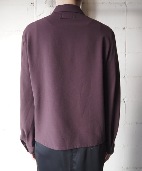 ARMANI Snap Button Blouse PUR