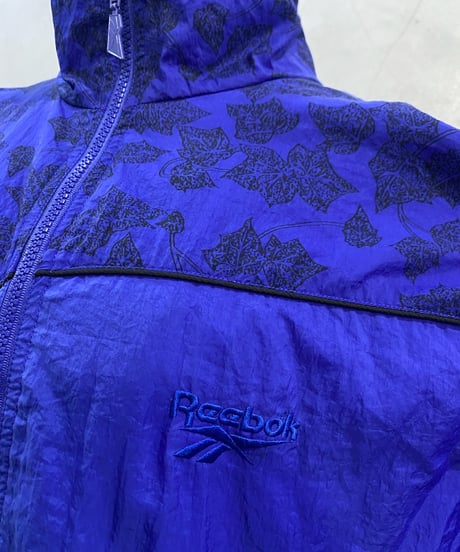 Reebok Grass Pattern Nylon Jacket BLBK