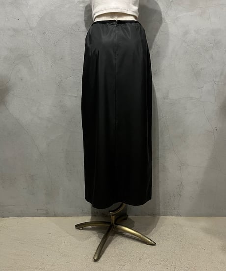 Slit Zip Design Tight Skirt BK