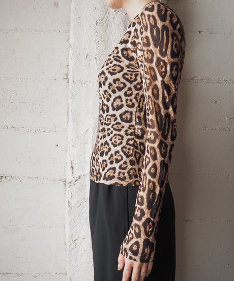 Leopard Sheer Cutsewn BE BR