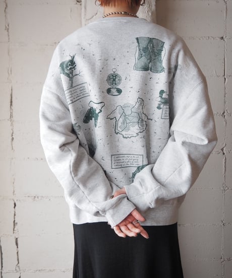 Illustration Pattern Sweat GRGN